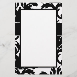 groot, wit en zwart, moedig design briefpapier