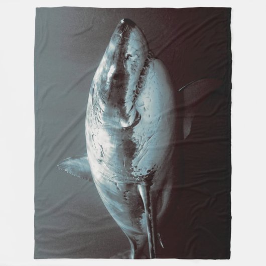 GROOT WITTE FLEECE DEKEN (Voorkant)