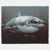 GROOT WITTE FLEECE DEKEN (Voorkant (Horizontaal))