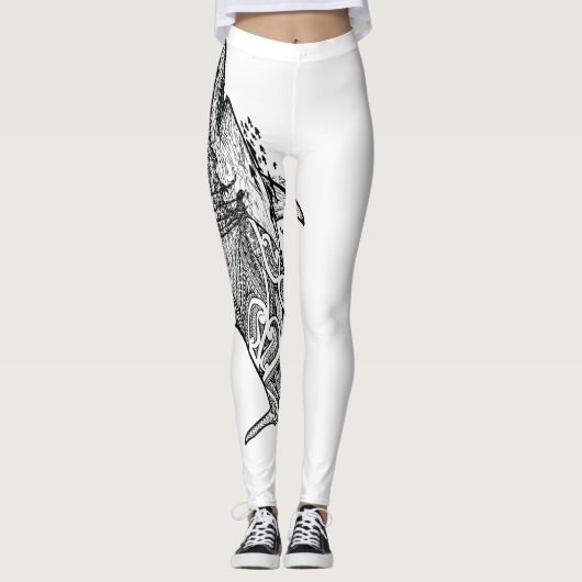 GROOT WITTE LEGGINGS (Voorkant)