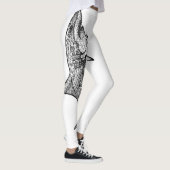GROOT WITTE LEGGINGS (Rechts)