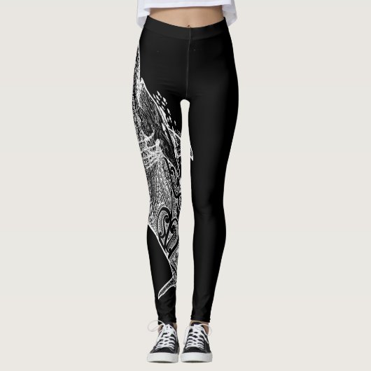 GROOT WITTE LEGGINGS (Voorkant)