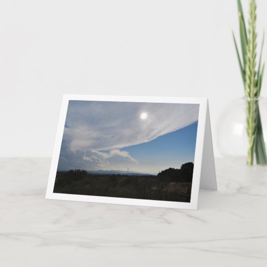 Groot wolkenlandschap kaart (Voorkant)