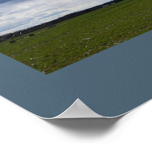 Groot wolkenlandschap Poster (Hoek)