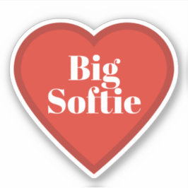 Groot Zachte Hart - Herkenbare Mood Sticker