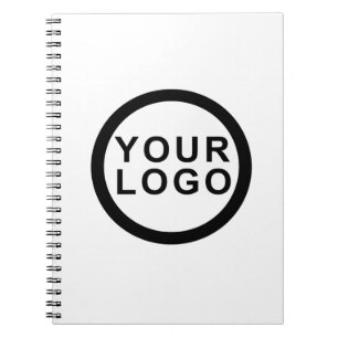 Groot Zakelijk Logo Modern Minimalistisch Wit Notitieboek