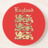 Groot zegel van koning Richard I Zandsteen Onderzetter (Voorkant)