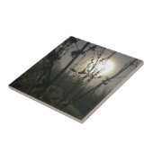 Groot zien in kleine fotoafdrukken tegeltje (Zijkant)