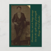 Groot zijn ligt, niet in sterk zijn... briefkaart (Voorkant)