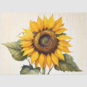 Groot Zonnebloem Tissue Papier voor Decoupage (Voorkant)