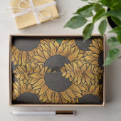 Groot Zonnebloemveld Tissuepapier (Geschenk)