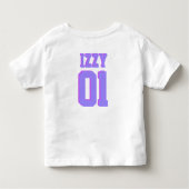 Groot Zusje Kleine Zusje Bloemen Hart Kinder Shirts (Achterkant)