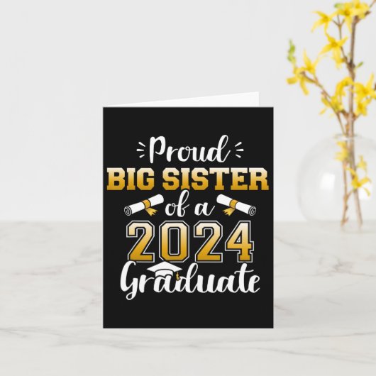 Groot zusje van een CL van 2024 Afstuderen voor Af Kaart (Gele Bloem)