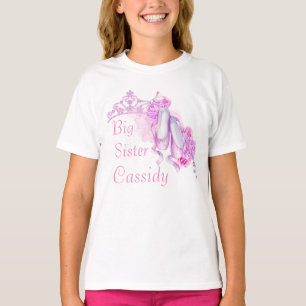 Groot Zuster Ballet Prinses Thema T-shirt
