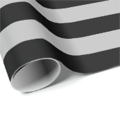 Groot zwart en grijs tappapier cadeaupapier (Rol Hoek)