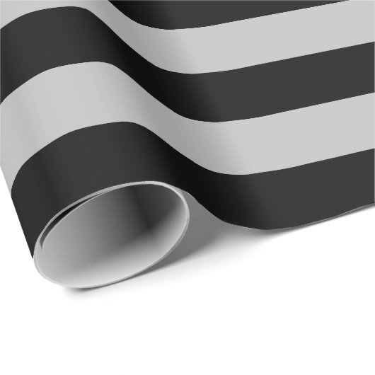 Groot zwart en grijs tappapier cadeaupapier (Rol Hoek)