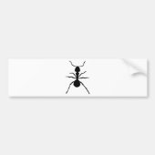 groot zwart mierikoon bumpersticker (Voorkant)