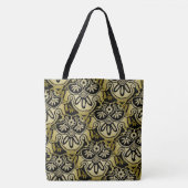 Groot Zwart tas Tribal geometrisch (Voorkant)