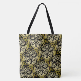 Groot Zwart tas Tribal geometrisch