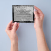 Groot zwart verf - Faux - Eindig ontwerp Flyer (Hand)