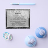 Groot zwart verf - Faux - Eindig ontwerp Flyer (Enkel)