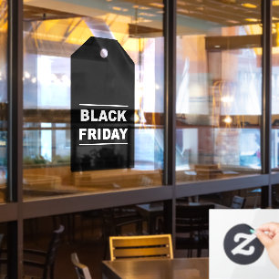 Groot ZWART VRIJDAG SALE label Window Cling Raamsticker