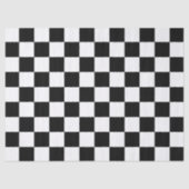 Groot zwart-wit gecontroleerd tissuepapier (Voorkant)