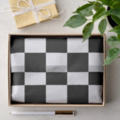 Groot zwart-wit gecontroleerd tissuepapier (Geschenk)