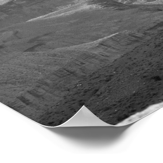 Groot-zwart-wit landschap 16 x 20 poster (Hoek)