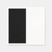 Groot zwart-wit midden servetten (Voorkant)