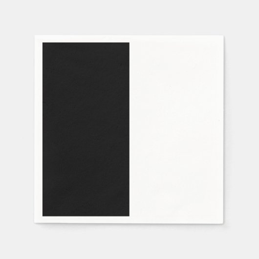 Groot zwart-wit midden servetten (Voorkant)