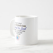 Groot zwembadtechnicus Persoonlijke naam cadeau Koffiemok (Voorkant links)