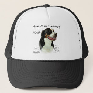 Groot Zwitsers Berghond Geschiedenis Ontwerp Trucker Pet