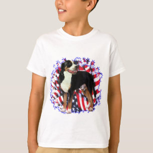 Groot-Zwitserse berghond Patriot T-shirt