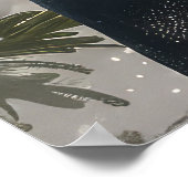 Groot-Zwitserse bergritten motorfiets kerst Poster (Hoek)