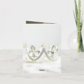 Grootauteur Zestiende verjaardag Elegant Silver Kaart (Achterkant)