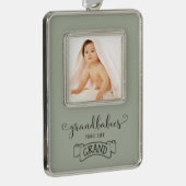 grootbaby ' s maken het leven groots verzilverd omlijst ornament (Rechts)