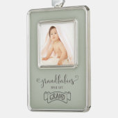 grootbaby ' s maken het leven groots verzilverd omlijst ornament (Links)