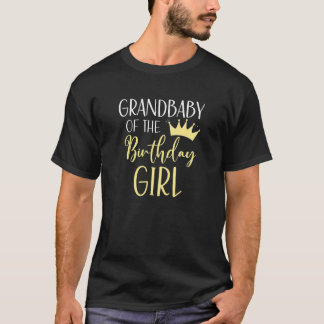 Grootbaby van het meisje van de geboorte dat famil t-shirt