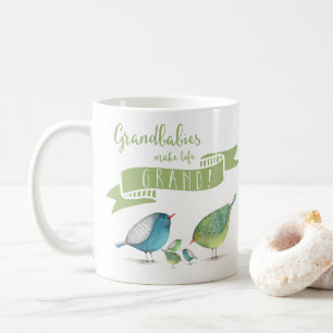 Grootbaby's maken leven met GRAND vogels Koffiemok