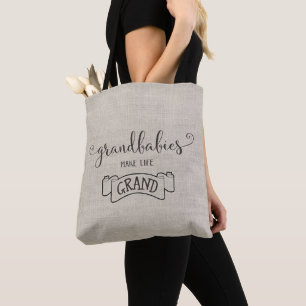 Grootbaby's maken Life Grand met Foto Tote Bag