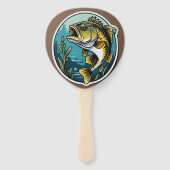 Grootbekbaars Handwaaier (Voorkant)