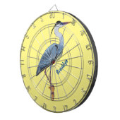 Grootblauwe cartoon afbeelding dartbord (Voorkant Rechts)