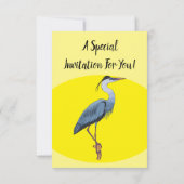 Grootblauwe cartoon afbeelding kaart (Achterkant)