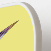 Grootblauwe cartoon afbeelding pickleball paddle (Links Detail)