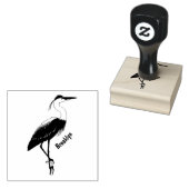 Grootblauwe cartoon afbeelding rubberstempel (Gestempeld)