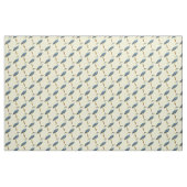 Grootblauwe cartoon afbeelding stof (Yard (91,4 cm))