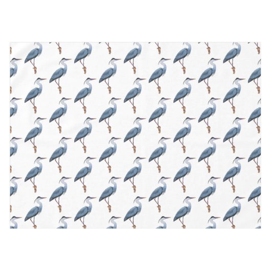 Grootblauwe cartoon afbeelding tafelkleed (Voorkant (Horizontaal))