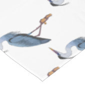 Grootblauwe cartoon afbeelding tafelkleed (Gekanteld)