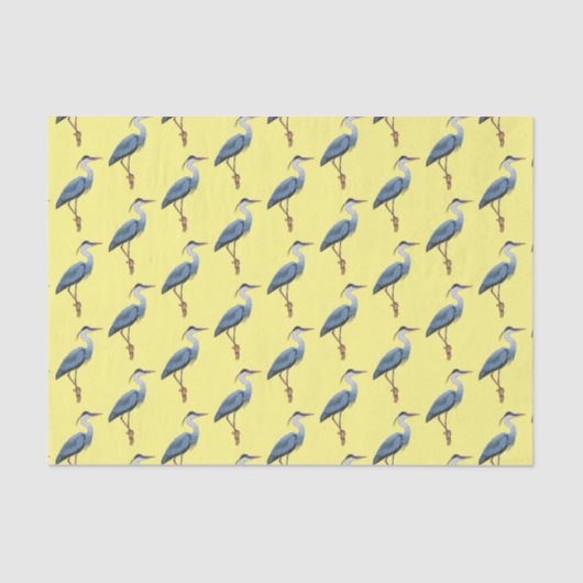 Grootblauwe cartoon afbeelding tissuepapier (Voorkant)